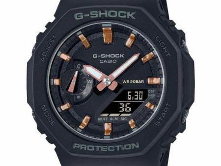 Watch Casio GMA-S2100-1AER Black Hot on Sale