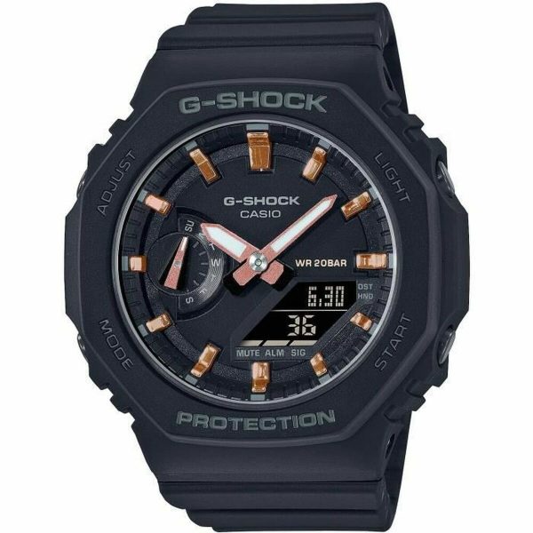 Watch Casio GMA-S2100-1AER Black Hot on Sale