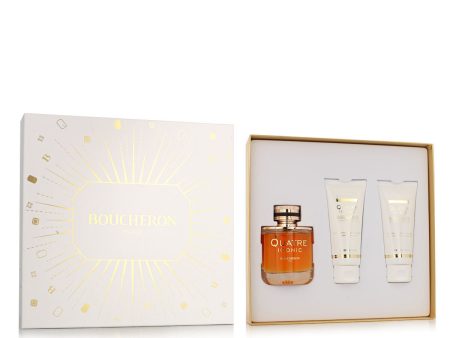 Women s Perfume Set Boucheron Quatre Iconic EDP 3 Pieces Fashion