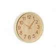 Wall Clock Romimex Cream Plastic 30 x 30 x 2 cm Online