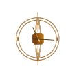 Wall Clock Romimex Golden Metal 46 x 56 x 4 cm For Cheap