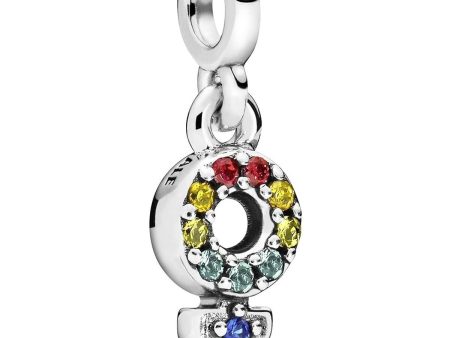 Woman s charm link Pandora WOMEN PRIDE MINI DANGLE Supply