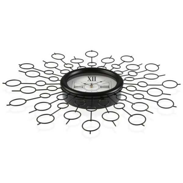 Wall Clock Versa VS-20460112 Black Metal (Refurbished A) Hot on Sale