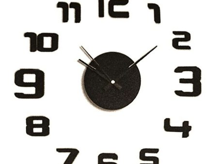 Wall Clock Caison Black Ø 35 cm Adhesive For Cheap