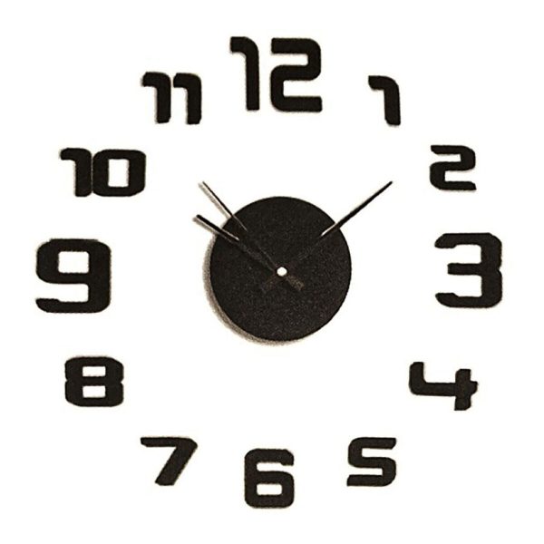 Wall Clock Caison Black Ø 35 cm Adhesive For Cheap