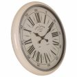 Wall Clock Alexandra House Living White Iron MDF Wood 62 x 6 x 62 cm Sale