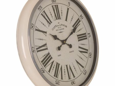 Wall Clock Alexandra House Living White Iron MDF Wood 62 x 6 x 62 cm Sale