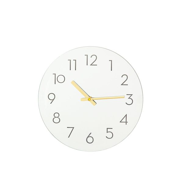 Wall Clock Romimex Mirror Glass 30 x 30 x 4 cm Sale