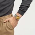 Unisex Watch Swatch SB07S103G Yellow Silver Hot on Sale