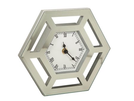 Wall Clock Romimex Silver Glass 23 x 20 x 5 cm Supply