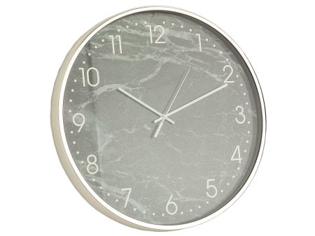 Wall Clock Romimex Golden PVC 45 x 45 x 3 cm Cheap