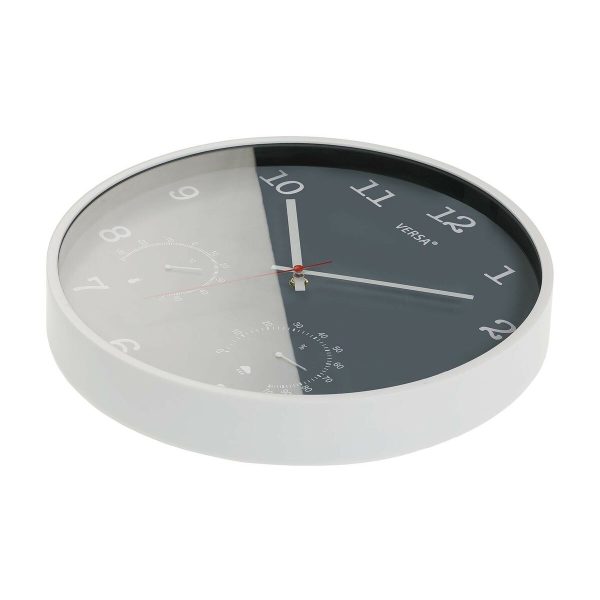 Wall Clock Versa Grey Plastic (4,3 x 35,5 x 35,5 cm) Online now