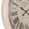 Wall Clock Alexandra House Living White Iron MDF Wood 62 x 6 x 62 cm Sale