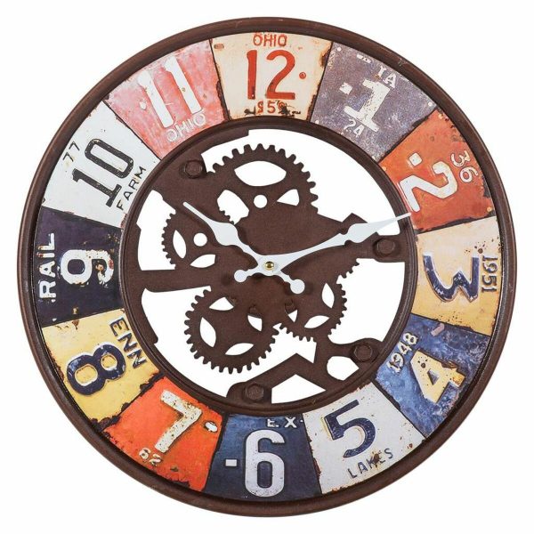 Wall Clock Alexandra House Living MDF Wood 39 x 2 x 39 cm Online Sale