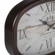 Wall Clock Alexandra House Living White Brown Metal 45 x 2 x 40 cm Discount