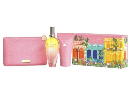 Women s Perfume Set Escada Brisa Cubana EDT 3 Pieces on Sale