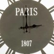 Wall Clock Alexandra House Living Black Metal 5 x 60 x 46 cm Online Sale