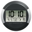 Wall Clock Hama PP-245 Black Plastic Modern Supply