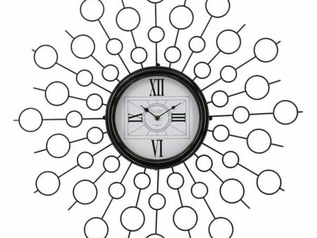 Wall Clock Versa VS-20460112 Black Metal (Refurbished A) Hot on Sale