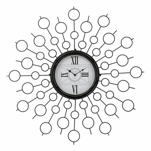 Wall Clock Versa VS-20460112 Black Metal (Refurbished A) Hot on Sale