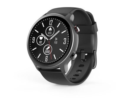 Smartwatch Hama 00178610 Black Grey 1,28  Ø 46 mm Hot on Sale