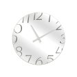 Wall Clock Romimex Mirror Glass 40 x 40 x 4 cm Discount