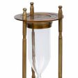 Hourglass Alexandra House Living Brown Aluminium 10 x 30 x 10 cm For Sale