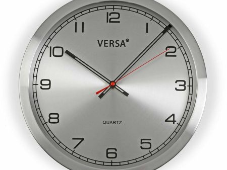 Wall Clock Versa Aluminium (4,1 x 35 x 35 cm) Supply