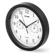 Wall Clock ELBE RP-1005-N White Black Discount