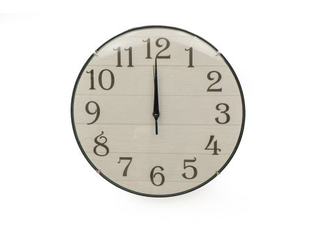 Wall Clock Romimex White Plastic 30 x 30 x 2 cm Online