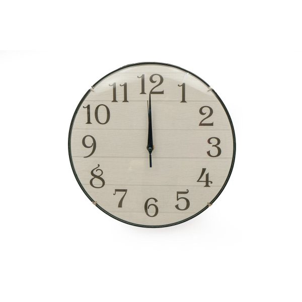 Wall Clock Romimex White Plastic 30 x 30 x 2 cm Online