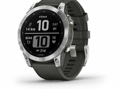 Smartwatch GARMIN fenix 7 Graphite Silver 1,3  Online Hot Sale