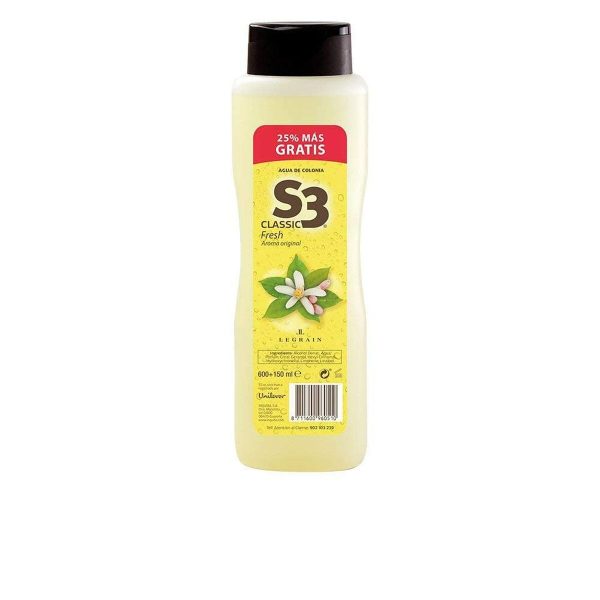 Eau de Cologne S3 Classic Fresh EDC 750 ml Fashion