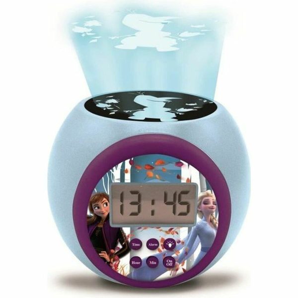 Alarm Clock Lexibook THE SNOW QUEEN Black Red Multicolour on Sale