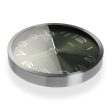 Wall Clock Versa Silver Aluminium (4 x 30 x 30 cm) Hot on Sale