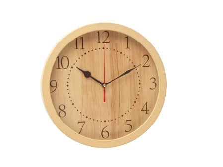 Wall Clock Romimex Beige Plastic 30 x 30 x 2 cm Online