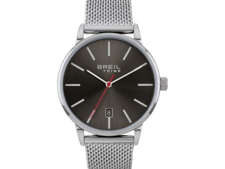 Men s Watch Breil EW0516 Grey Silver (Ø 41 mm) Online Hot Sale