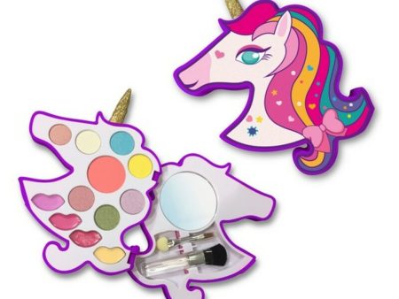 Children s Make-up Set Lorenay Unicorn (16 pcs) Online Hot Sale