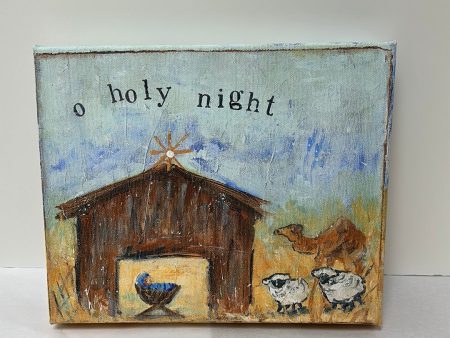 O HOLY NIGHT CANVAS-0427 For Sale