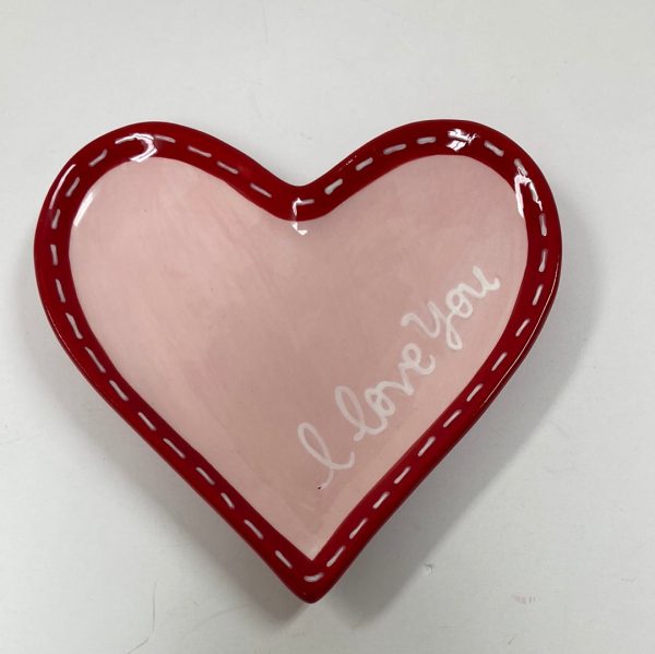 HEART LOVE YOU TRINKET TRAY-0953 Supply