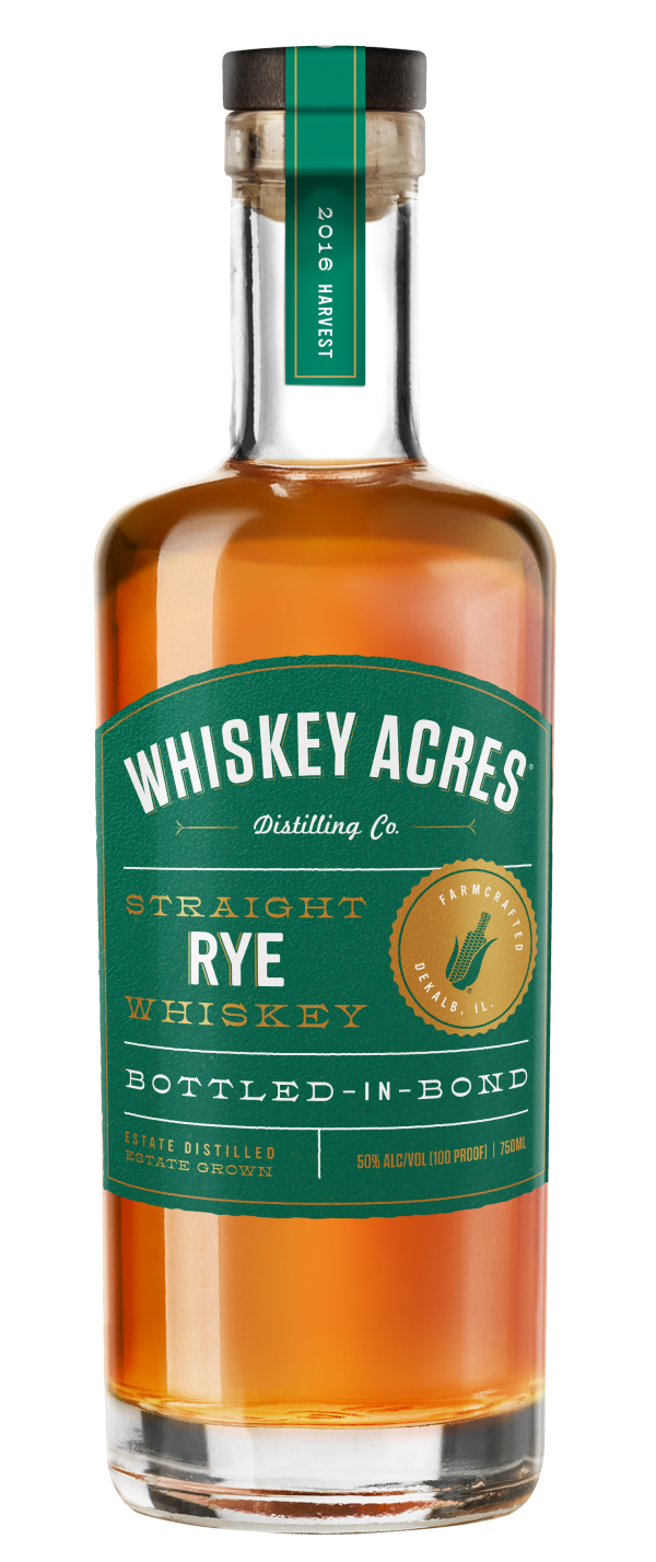 Whiskey Acres Bottle in Bond Rye Supply